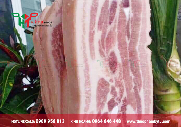 Ba Rọi Heo Có Sườn Đông Lạnh Giá Sỉ