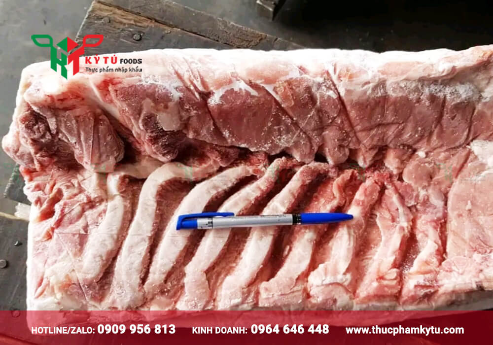 Ba Rọi Rút Sườn Giá Sỉ - Thực Phẩm Kỷ Tú