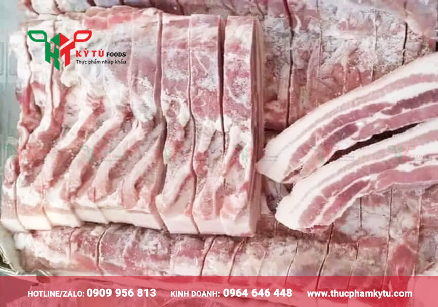 Ba Chỉ Heo Rút Sườn Nhập Khẩu