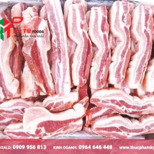 Ba chỉ heo rút sườn nhập khẩu