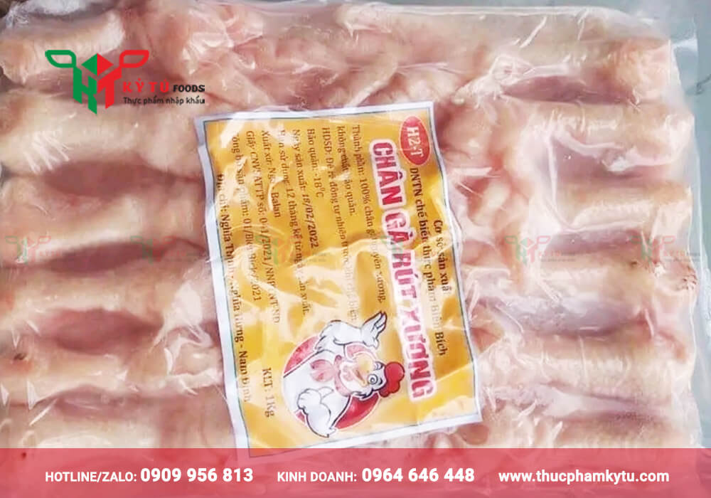 Giá trị dinh dưỡng từ chân gà