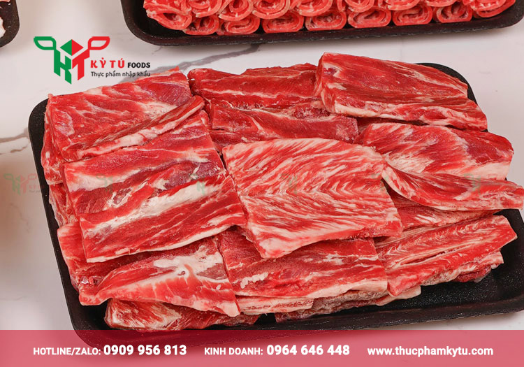 Dẻ Sườn Bò Đóng Khay