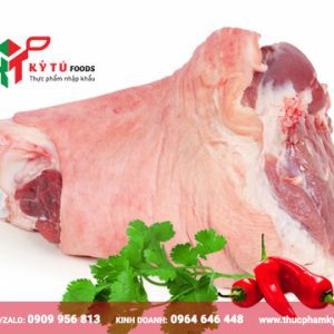 Khoanh bắp giò heo trước