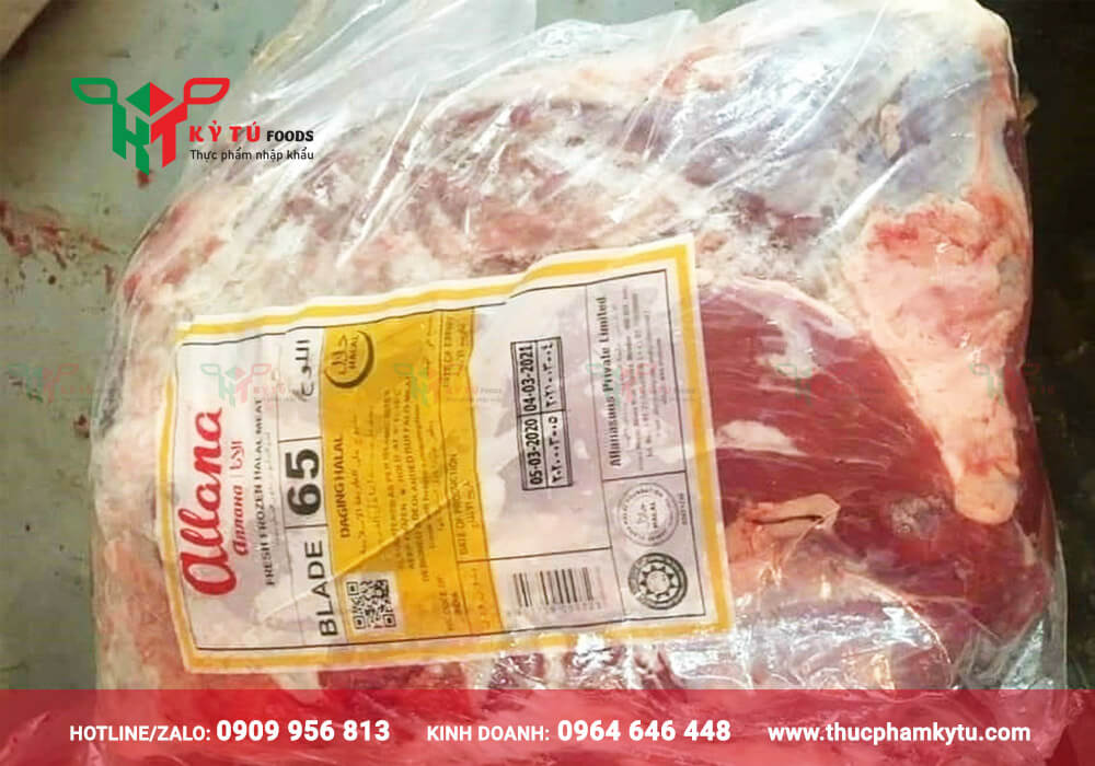 Thịt trâu hãng allana