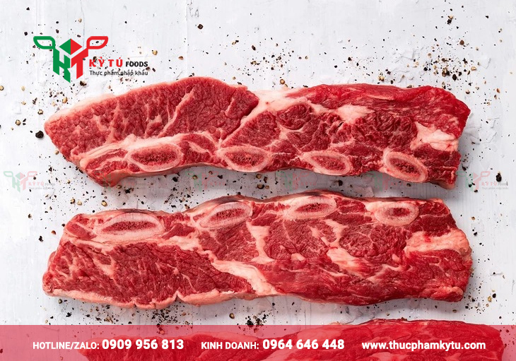 Sườn bò có xương nhập khẩu