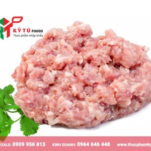 Thịt heo xay nhập khẩu