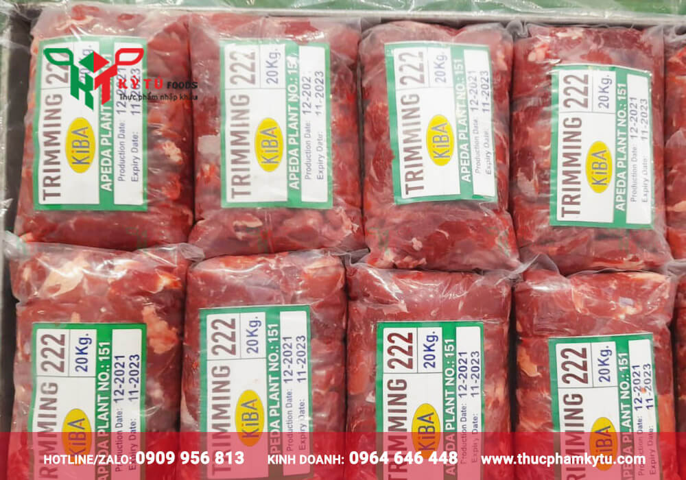 Mua nạc vụn trâu giá sỉ