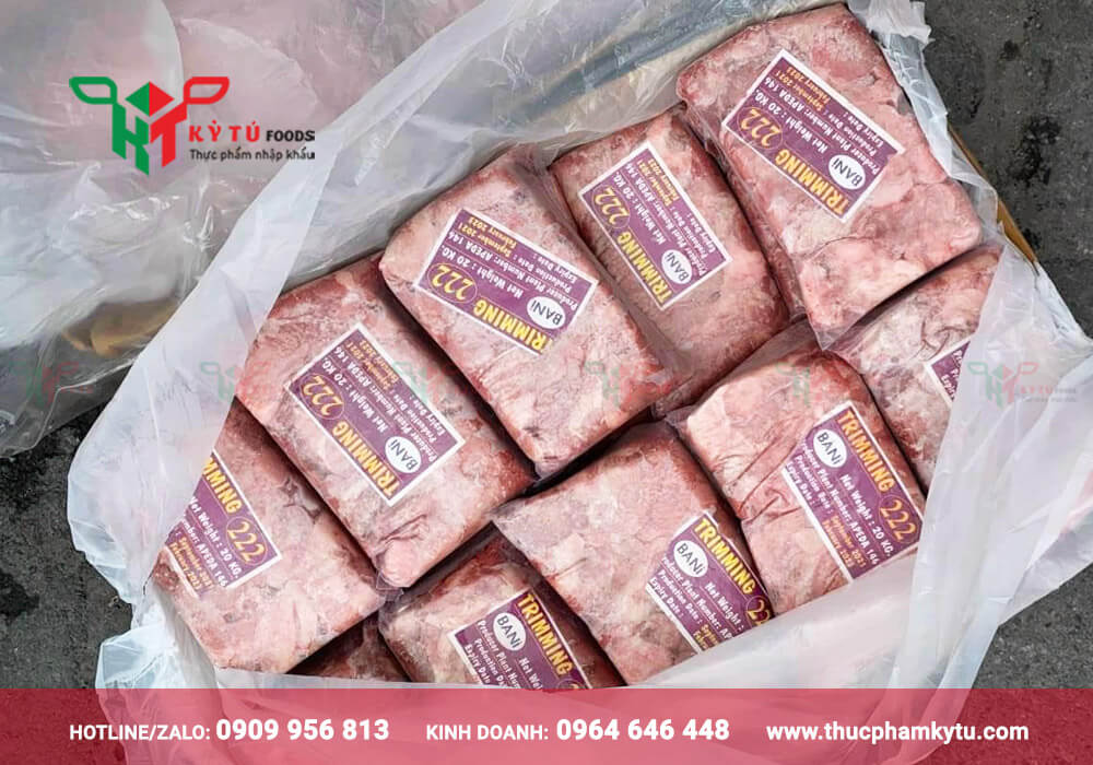 Thịt Nạc Vụn Mã 222 Nhập Khẩu - Kỷ Tú Foods