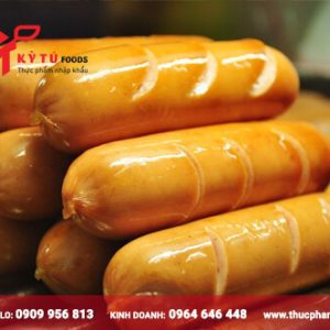 Xúc xích xông khói kiểu Đức nhập khẩu