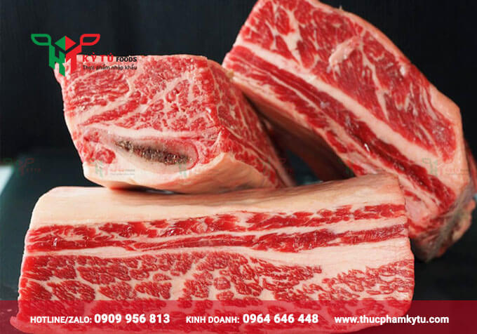 Sườn Bò Mỹ Đông Lạnh Nhập Khẩu
