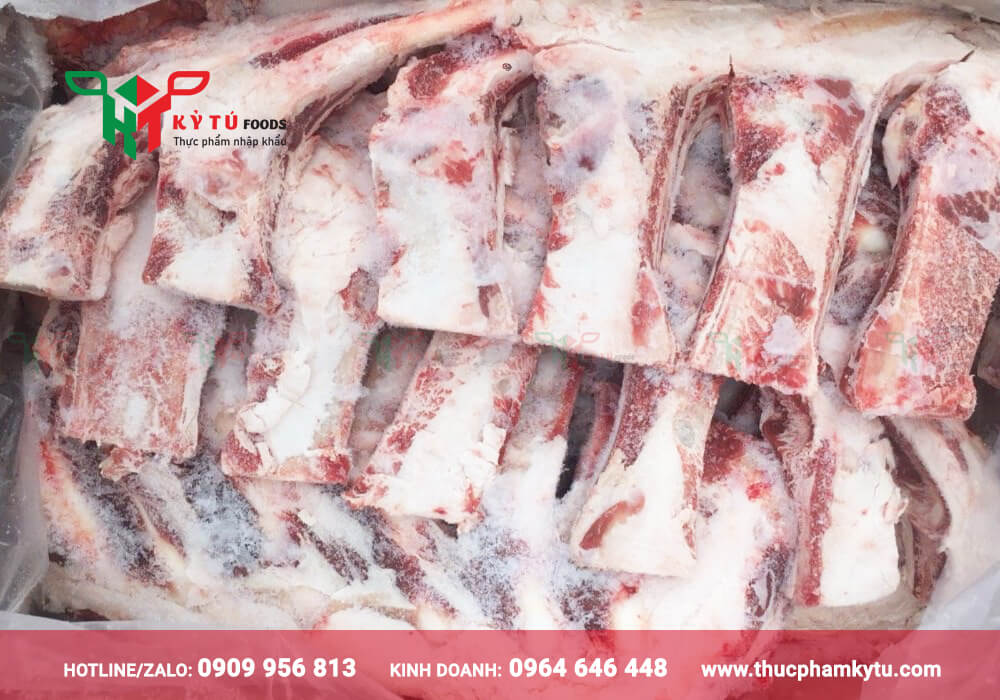 Xương sườn non bò giá sỉ